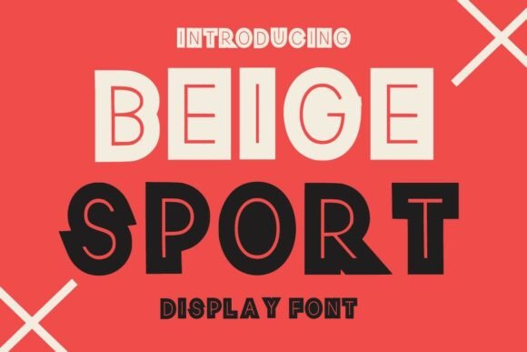 Beige Sport: The Bold Typeface Redefining Modern Design Aesthetics