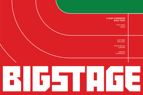 Bigstage: A Bold Typeface for Impactful Design
