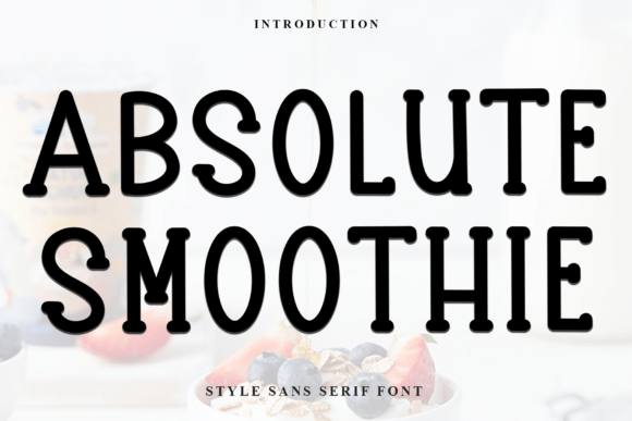 Bring Holiday Cheer to Your Designs with Absolute Smoothie Font
