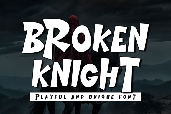 Broken Knight: A Minimal and Neat Font for Diverse Creative Projects