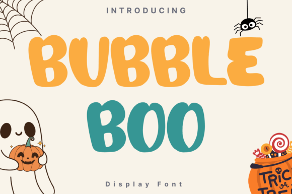 Bubble Boo: A Playful and Slightly Spooky Display Font