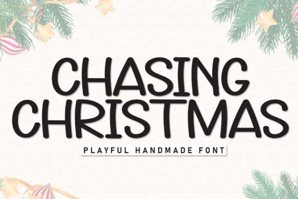 Chasing Christmas: A Modern Display Font for Warm and Inviting Designs