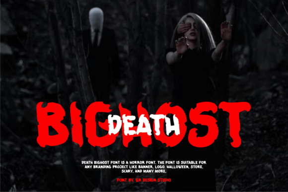 Death Bighost: A Font That Screams Horror