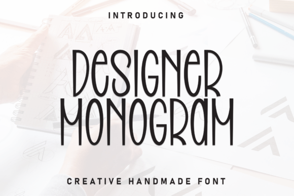 Designer Monogram: A Stylish Typeface for Creative Branding