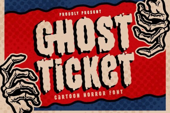 Ghost Ticket Font: A Playful, Spooky Font for Bold and Creative Designs
