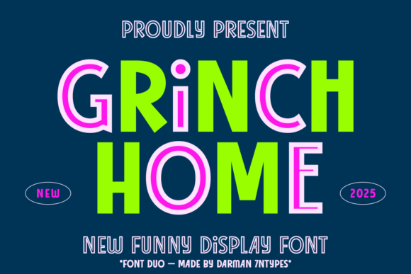 Grinch Home Font: A Playful, Heartwarming Typeface for Modern Design Projects