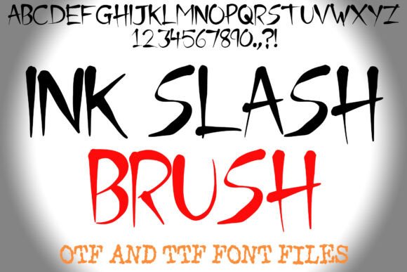 Ink Slash Brush: The Go-To Font for Bold, Edgy Design Projects
