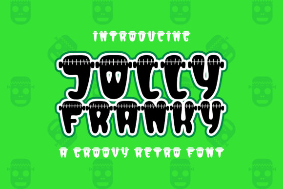 Jolly Franky: Retro Halloween Font with Monster Charm
