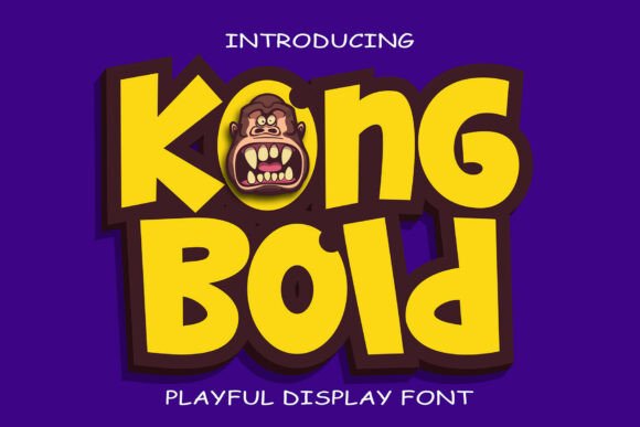 Kong Bold: The Go-To Font for Bold, Playful Design Projects