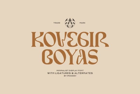 Kovegir: A Typeface That Turns Words into Visual Poetry