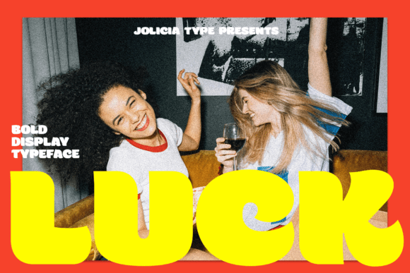 Luck Regular: A Bold Display Font for Retro-Inspired Design