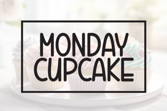 Monday Cupcake: A Clean, Approachable Display Font for Modern Design