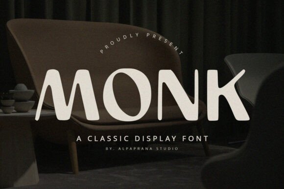 Monk: A Bold, Classic Display Font for Diverse Design Needs
