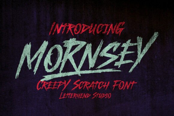 Mornsey: Integrating a Bold, Gritty Scratch Font into Design Workflows
