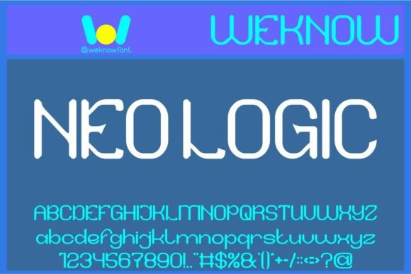 Neo Logic: A Modern Typeface Bridging Retro and Futuristic Design