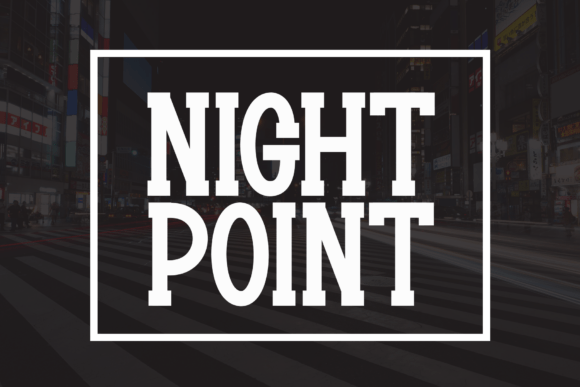 Night Point: A Friendly Font for Modern Design Needs