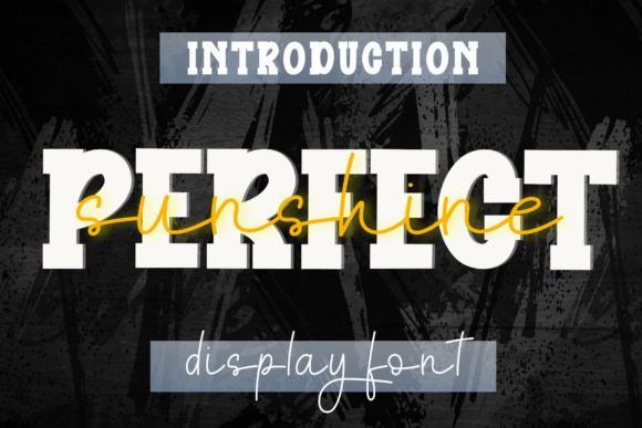 Perfect Sunshine: A Fresh, Friendly Font for Modern Design