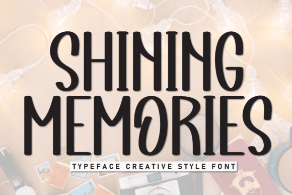 Shining Memories: A Friendly Font for Modern Design