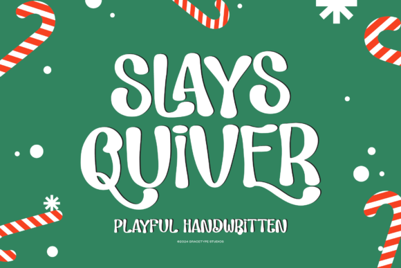 Slays Quiver: A Playful Font for Bold, Cheerful Designs