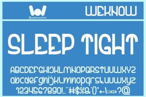 Sleep Tight: The Playful Yet Sophisticated Display Font for Creative Design Projects